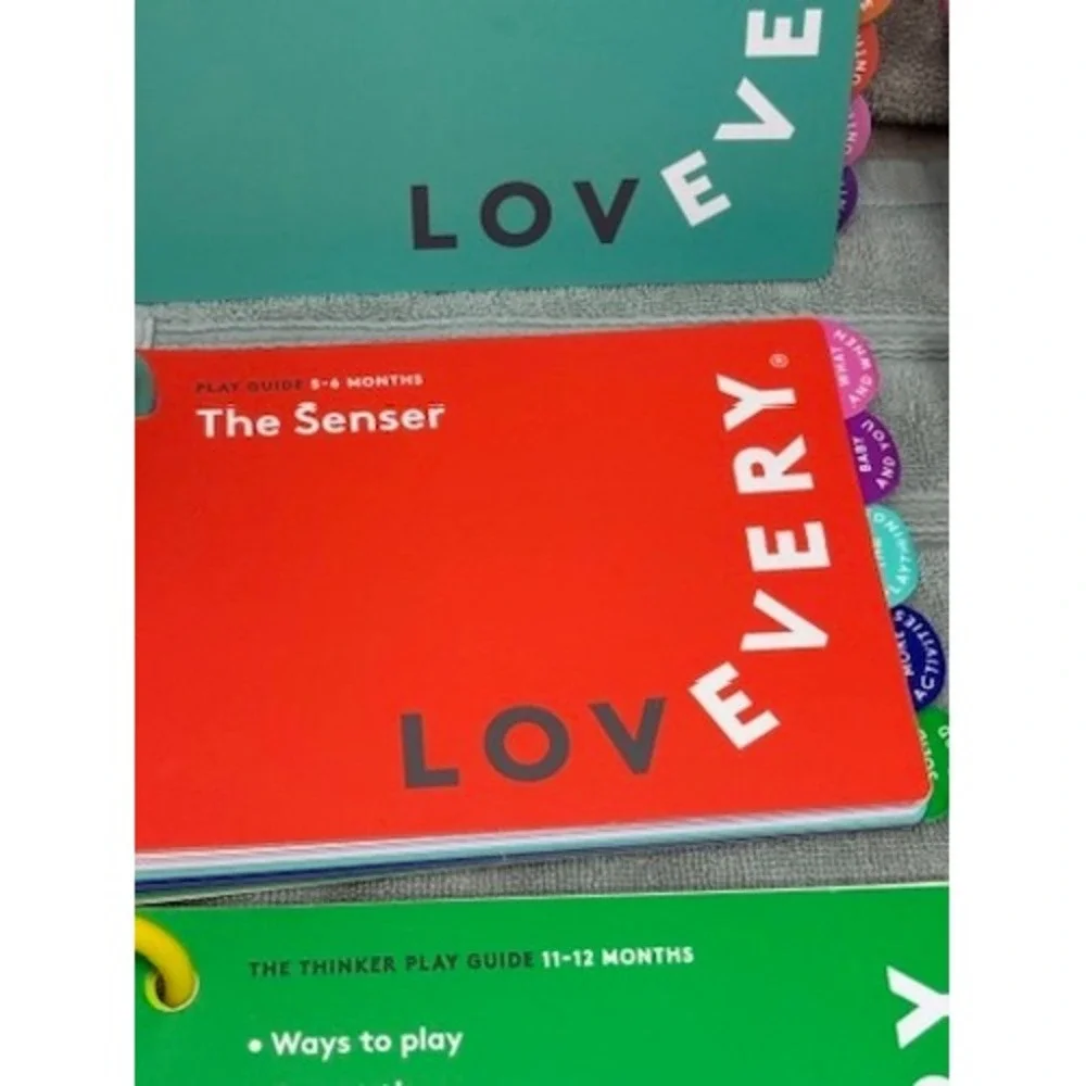 Lovevery Play Guide Lot 6 Booklets The Looker Senser Inspector Thinker 0-18m+